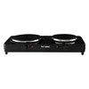 Tayama Dual Burner 6.5 in. and 6 in. Black Diecast