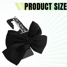 QQWD Purse Hook for Car, Cute Bow Car Seat Headrest Hook Hanger for Purses and Bags, Bow Car Accessories Rear Seat Storage Hooks, Universal Auto Interior Decor Organizer for SUV, Sedan, Truck(Black)