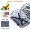 BAGSPRITE Double-Layer Slow Cooker Carrying Bag for 6-8 Quart CrockPot