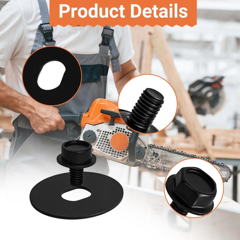90639221 90618229 Chainsaw Bolt Washer Kit, Compatible with DeWalt Chainsaw