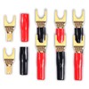 MEIRIYFA Y Plug Connector - 8 Pcs Y Spade Gold