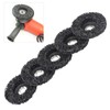 5Pcs Strip Discs Stripping Wheel Black 4 Inch for Stainless