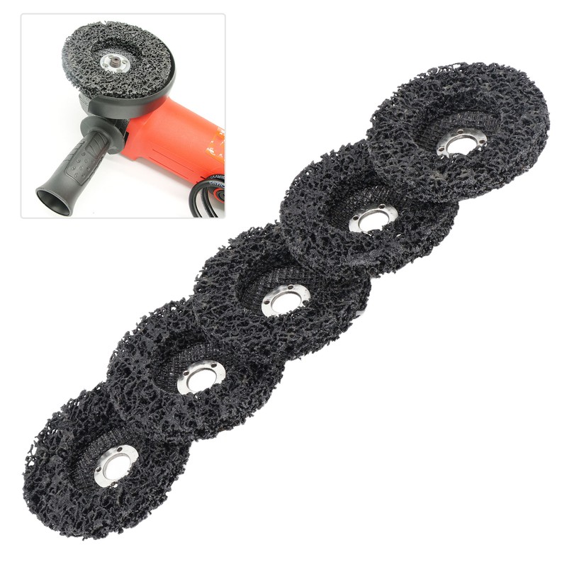 5Pcs Strip Discs Stripping Wheel Black 4 Inch for Stainless