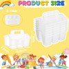 NINU Classroom Caddy Storage Basket with Handle, Plastic Arts Office