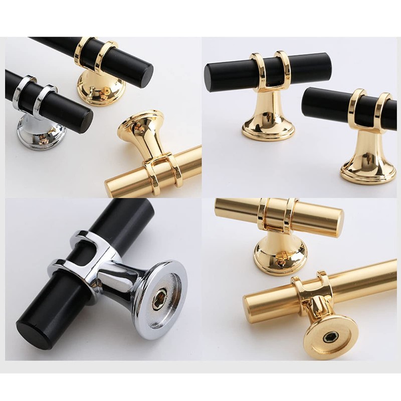 Zerniple T Bar Handle Pull Kitchen Cabinet Handle Zinc Alloy