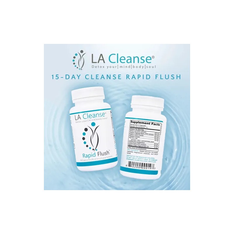 La Cleanse Detox Limpieza Intestinal 15 Días 30 Cápsulas