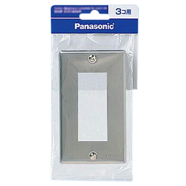 Panasonic WN7603KP Full Color Stainless Steel Plate for 3 Co.,