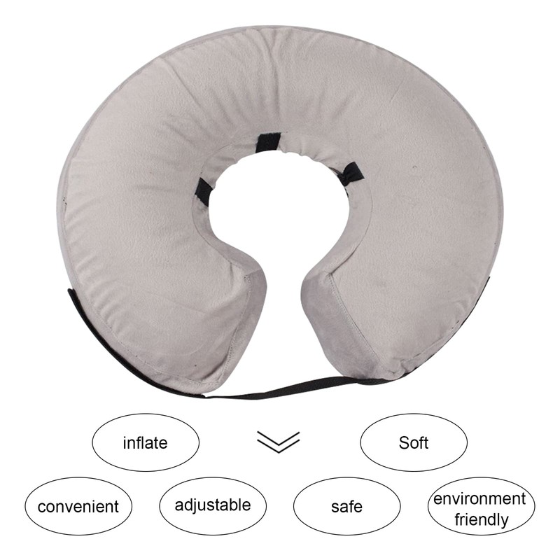 GNCLOUD Inflatable Dog Collars for After Surgery, Inflatable Recovery Collar