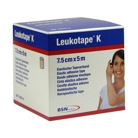Leukotape K 7.5 cm Skin-Coloured Pack of 1