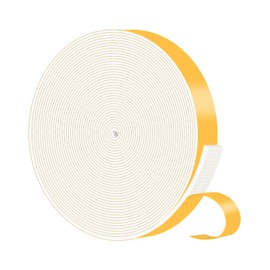 Weather Stripping Door Seal,Weather Stripping,Soundproof,Cold Insulation,High Density CR Foam Insulation Tape for Door,Windows (White, 1 in x 1/16 in x 33Ft)