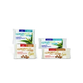 Cotton Plus SMAKE-UP ALOE VERA MAXI 50 pz. STRUCCANTE NATURALE Salviette struccanti asciutte brevettate, senza conservanti, 100% naturali!