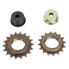 Tomotato 2 Piece Bicycle Freewheel Adapter Set, Iron 16T 18T