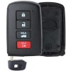 REMOTEFOBFACTORY Smart Remote Key Shell Case 4 Button for 2013
