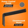 BATODA 12” Countertop Support Brackets for Granite (2 pcs) -