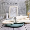 Bling Big Diamond Napkin Rings Set of 12 Crystal Rhinestone