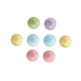 Mikinona 8pcs Round Bathing Balls Essential Oils for Spa Relaxation Mixed Colors Bath Salt for Men and Women Hydrating and Moisturizing Bath Experience