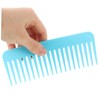 OATIPHO Lightweight Home Hair Comb 2pcs Wide Tooth Detangler Rectangular