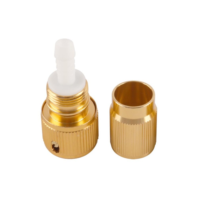 Sarini 2pcs Quick Connector Faucet AdapterSet Aluminum Alloy Copper-Plated Expandable