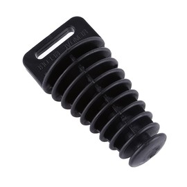 Muffler Exhaust Wash Plug, Dirt Bike Exhaust Plug Exhaust Tail Pipe Plug Rubber Muffler Pipe Exhaust Rubber Wash Plug for Motorcycle for ATV(Black)