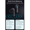 auvisio Commuter Headphones: Wireless In-Ear Headphones with Charging Case, Noise