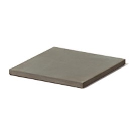 soil D347 BK Diatomaceous Earth Coasters, Large, Square, Set of 2, Same Color, Black