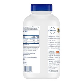 Citracal Petites Contiene 400 Mg De Calcio Y 500 Ui De Vitamina D3 Por Porcin Para Ayudar A Lograr Una Salud sea ptima Y Reducir El Riesgo De...      