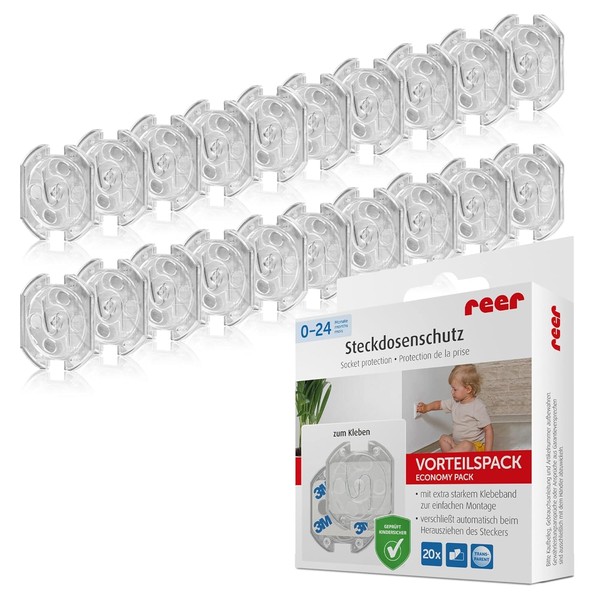 reer 20 x Socket Protectors - The Childproof Original from