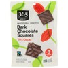 365 by Whole Foods Market Solid Dark Chocolate Square 8