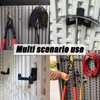 6 Pcs ABS Storage Shed Tool Hooks Set – Heavy-Duty