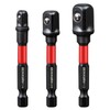 Geinxurn 3Pcs Impact Socket Adapter Set,1/4" 3/8" and 1/2" Drive,