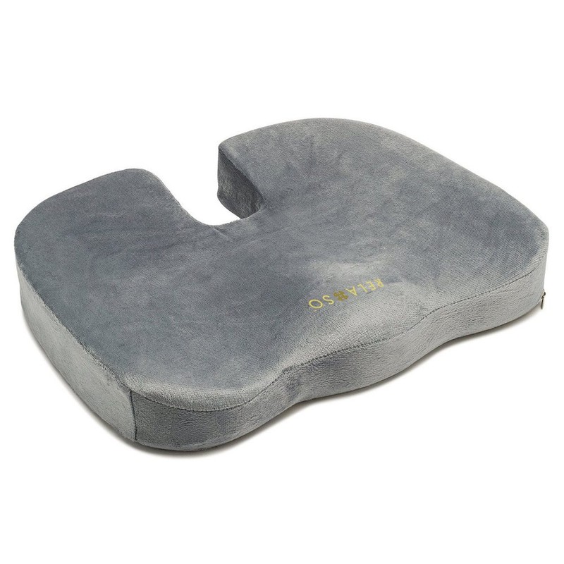 Relaxso Coccyx Orthopeadic Memory Foam Seat Cushion