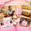 Noetifex Soft Volleyball-Super Soft Fabric Light Volleyball for Indoor Practice