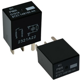2Pcs 8T2T-14B192-AA Automotive Relay 12VDC 4 Pins Plug-in Reliable OEM Replacement