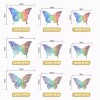 Dolores 36pcs Mariposas Decorativas Pared 3d Fiestas Adorno Pegatina