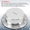 Kitchen Timer,Manual Mechanical Stainless Steel Kitchen Timer with Magnetic Base,Durable