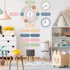Hedeey Boho Rainbow Clock Numbers Bulletin Board Decorations Classroom Decoration
