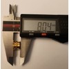 M8x1.0mm Brass Threaded Insert for 3D Printing
