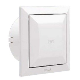 NASTA Indoor Ventilation Vent Heat Insulation Sealed Push Type Inner Diameter 5.9 inches (152 mm) KS-8640PR3-SG Silver Gray Main Unit: Depth 7.1 inches (18 cm), Main Unit: Height 3.3 inches (8.35 cm),