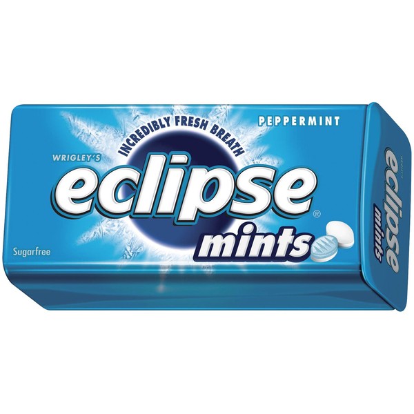 Wrigleys Eclipse Mints Peppermint, 1.2 oz. (Pack of 8)