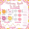 16pcs Welcome Back to Work Decorations Office Rose Gold Pink