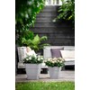 elho Vibia Campana Square 30 - Flower Pot for Outdoor