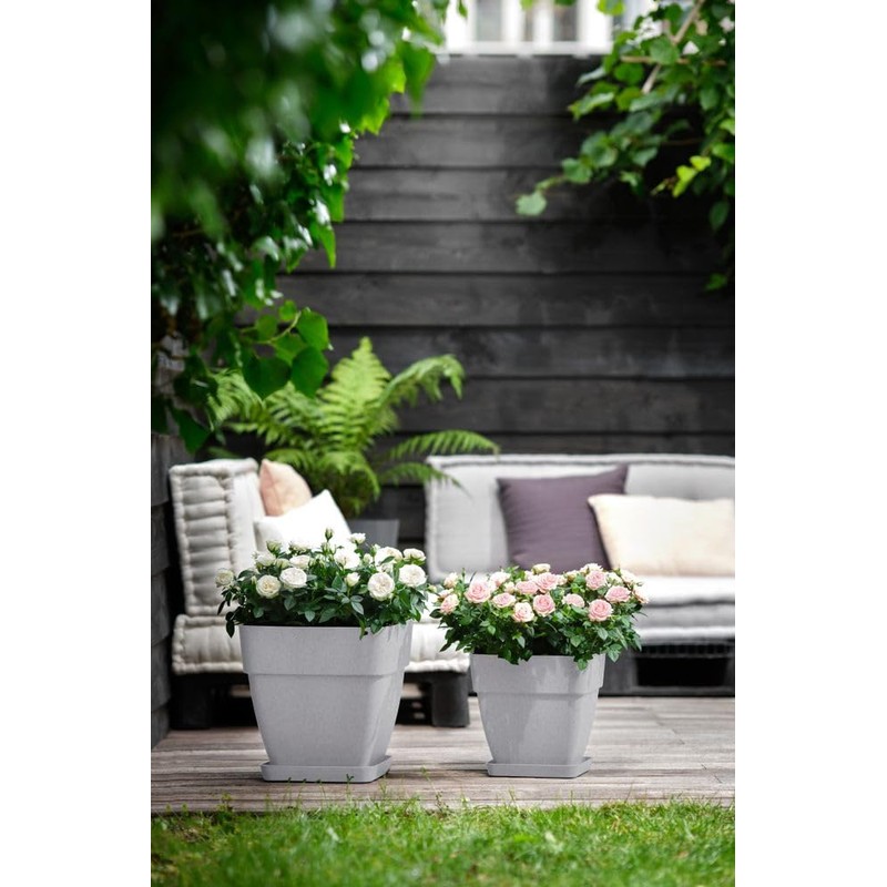elho Vibia Campana Square 30 - Flower Pot for Outdoor