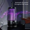Electric Fly Killing Light PP USB Rechargeable Silent Fly Trap