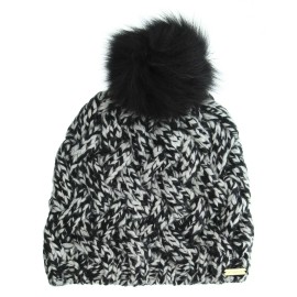 Coach Winter Beanie Hat, Women's Cashmere Wool Chunky Knit Pom Pom Cap, $168