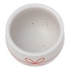 Koyo Pottery 23359 Guinomi Japanese Tableware, Round Knot Guinomi, White