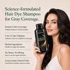 Black Hair Dye Shampoo 3 in 1, Instant Hair Color