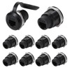 ANMBEST 10PCS RJ45 Panel Mount Connector, Cat6 8P8C Ethernet LAN
