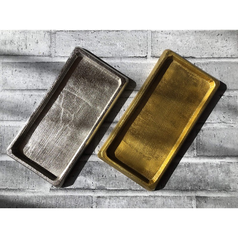 Liam Aluminum Tray "Burton" Silver/Liam Alumi Tray "Barton" Silver