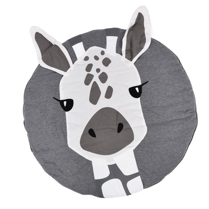 Soft Cotton Baby Play Mat Giraffe Pattern Wide Application Baby