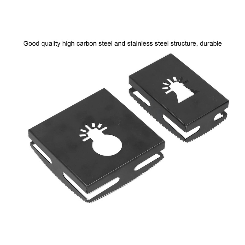 Electrical Wall Outlet Cutters, Stainless Steel Oscillating Square Slot Cutter